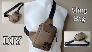 SLING BAG SEWING TUTORIAL /PAANO MANAHI NG BAG