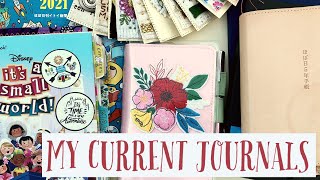 My Current Journals - A Rambly Flip Through