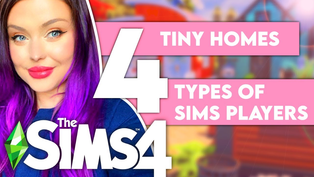 4 Tiny Homes for 4 Types of Sims 4 Players // Sims 4 House Building ...