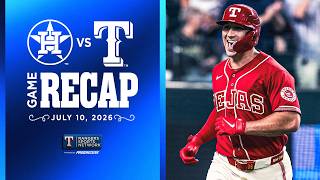 Rangers vs Astros Game Recap 7/10/2026 | Rangers Sports Network screenshot 5