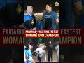 Faiqa Riaz Wins 100m Gold 🇵🇰 | Pakistan’s Fastest Woman