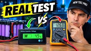 Lithium Battery Capacity Meter Setup & Test