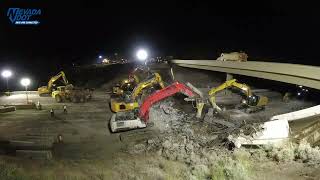 8 Hours, Gone in 30 Seconds -  Timelapse of the Emigrant Pass Bridge Demolition