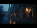 Ancient Library in the Rain | 2 Hours Dark Harpsichord &amp; Storm for Study [No Ads]