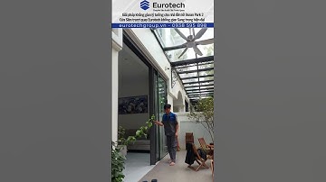 Giải pháp không gian lý tưởng cho nhà liền kề Ocean Park2 Cửa Slim trượt quay Eurotech công nghệ cao