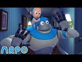 ARPO the Robot | Zombie ARPO Night Time TERRORS!!! | Funny Cartoons for Kids | Arpo and Daniel