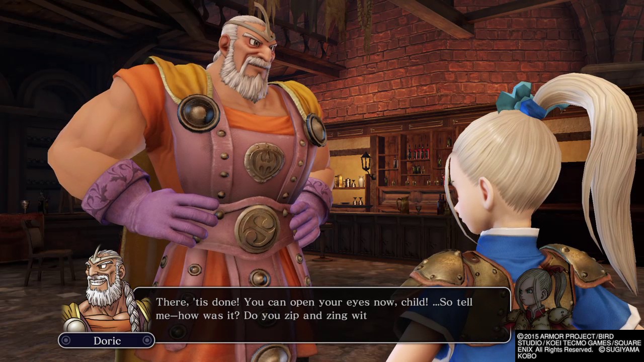 DRAGON QUEST HEROES King Doric puff-puffs - Creepy