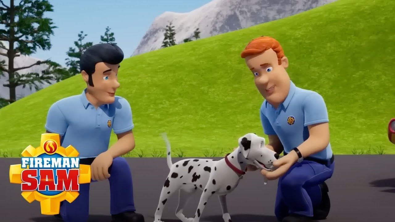 Firefighting Dog Adventures Fireman Sam Cartoons for Kids