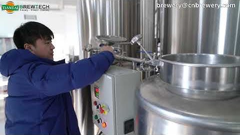 How to use CIP system to clean tanks in a brewery?