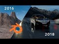 My progression with Blender 3D in 2 years / Blender Demo Reel 2018