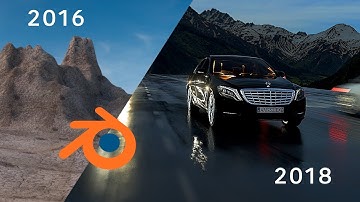 My progression with Blender 3D in 2 years / Blender Demo Reel 2018