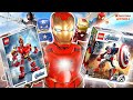 LEGO РОБОТ ЖЕЛЕЗНЫЙ ЧЕЛОВЕК VS ЛЕГО РОБОТ КАПИТАН АМЕРИКА - СБОРКИ MARVEL SUPER HEROES!