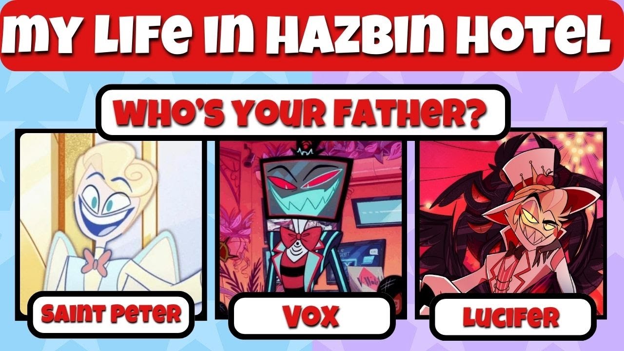 🔮My Life in Hazbin Hotel💭Fun Test With Hidden Answers 😝 Quiz Challenge