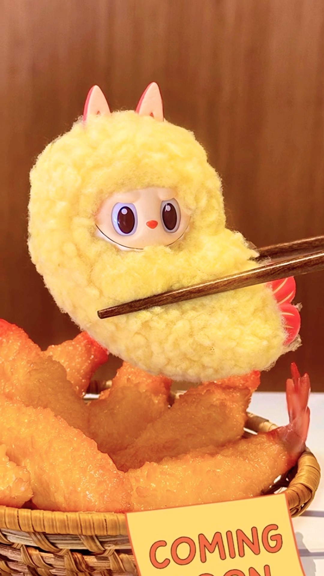 ラブブ the monsters Wacky Mart Fried Shrimp Pop Mart Labubu The Monsters Wacky Mart Series Fried Shrimp