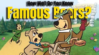 Can You Guess the Famous Bears? Pop Culture Quiz