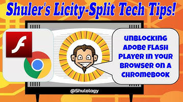 Allowing Adobe Flash Player on your Chromebook