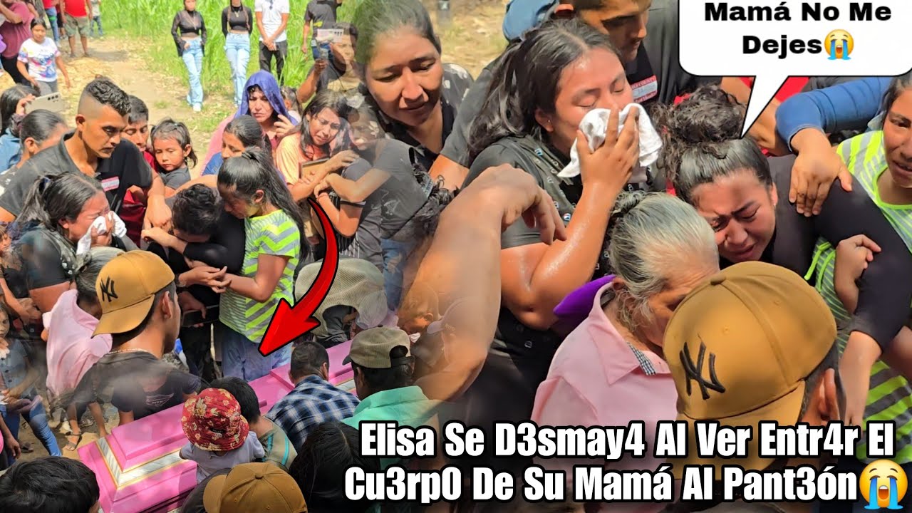 Val0ra A Tu Madré En V!da😭Elisa Se Desm4ya Al Ver 3ntr4r El 4taúd De Su Mamá Al P4nt3ón💔🕊⚰️