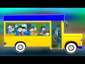 Rodas no ônibus | Rima para crianças | crianças música | Nursery Rhyme For Kids | Wheels On The Bus