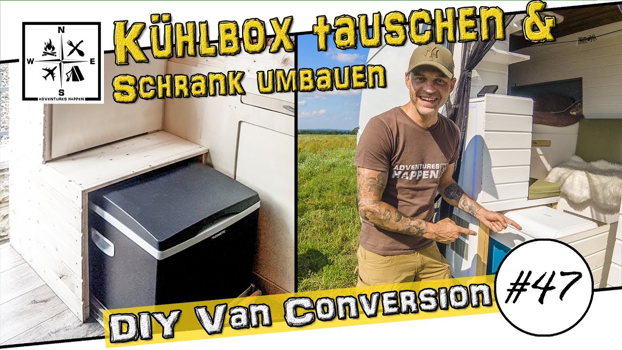 Camper Kühlbox-Gestell mit Auszug Bauanleitung