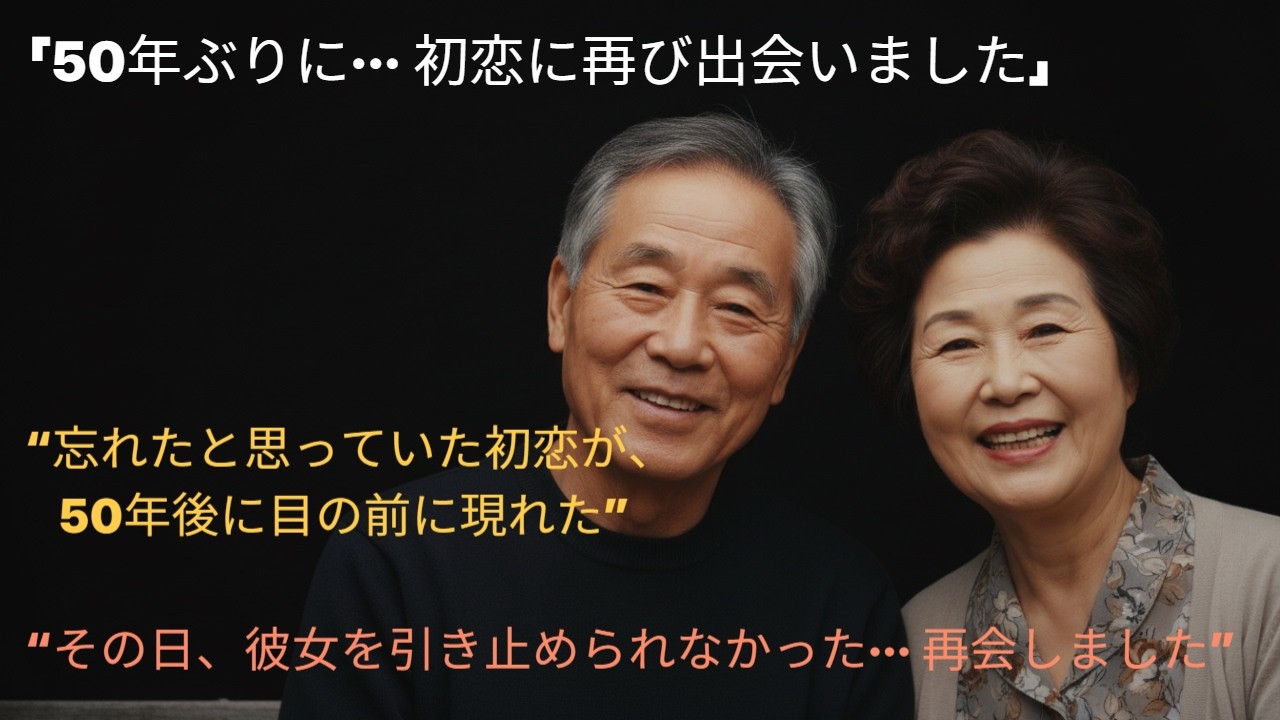 50年ぶりの再会 - 初恋を再び出会う