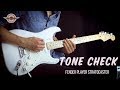 TONE CHECK: Fender Player Series Stratocaster Demo | No Talking