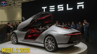 2026 Tesla Model 2 Prototype Unveils Secret Features for the First Time!