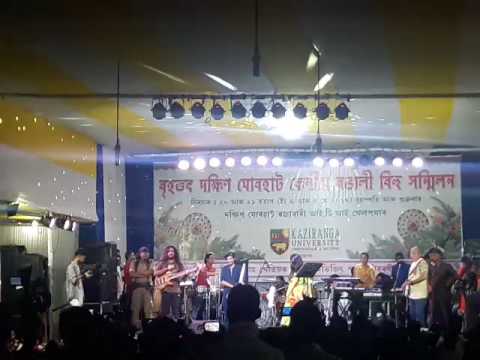 Soniye tu janiye tu bengali song by zubeen gargritrisha at jorhat iti filed