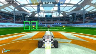 Rocket Car : Ultimate Ball League Machines casual 2x2 orange screenshot 4