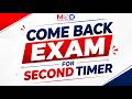 Come Back Exam For Second Timer