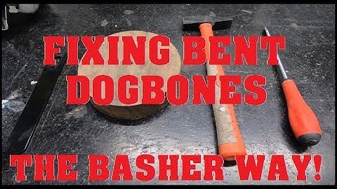how i bend back dogbones directly on the car : the basher way !