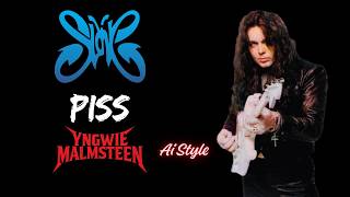 PISS - SLANK (AI Metal Cover) | Yngwie Malmsteen/John Petrucci Style Shred Guitar