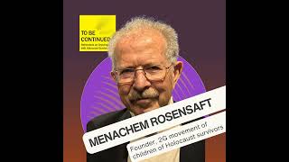 Menachem Rosensaft: Living With Ghosts