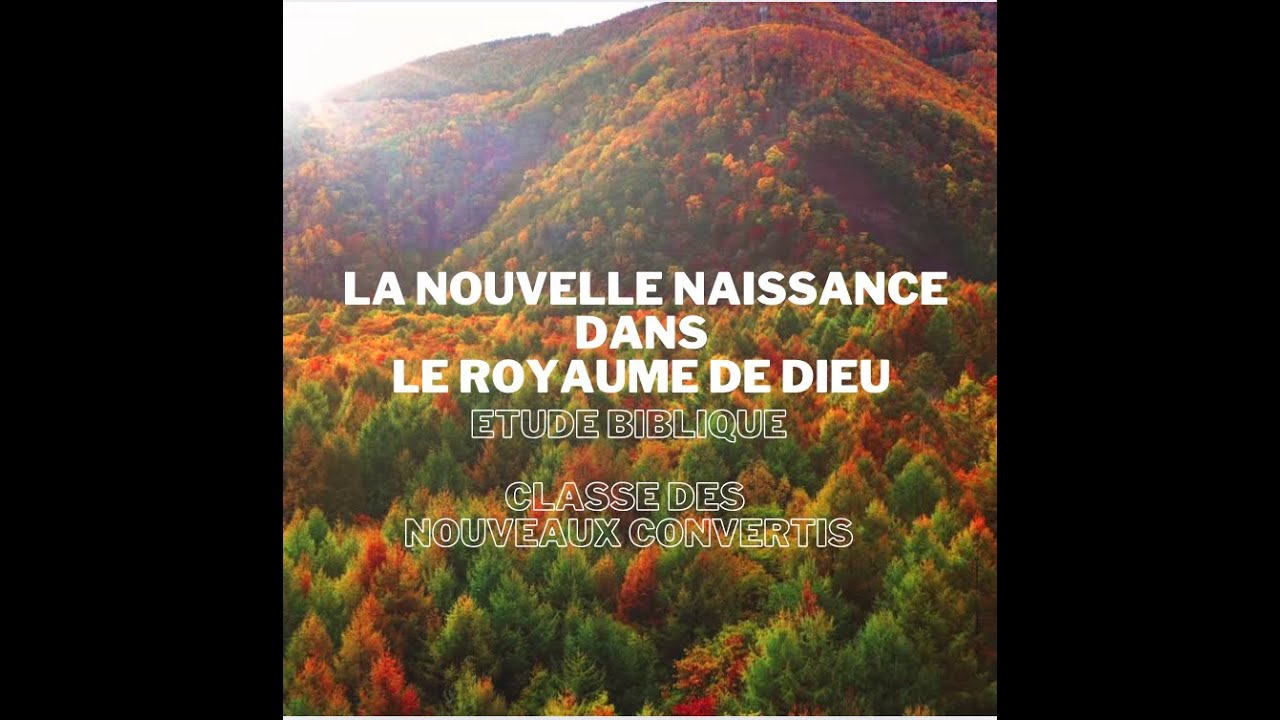 LA NOUVELLE NAISSANCE DANS LE ROYAUME DE DIEU - YouTube