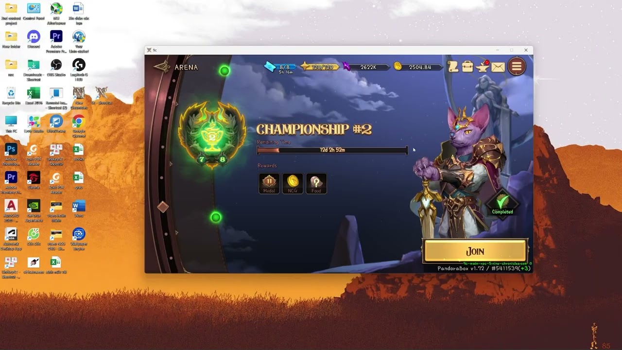 Nine Chronicles - Championship 2 & Reward Daily Portal Update