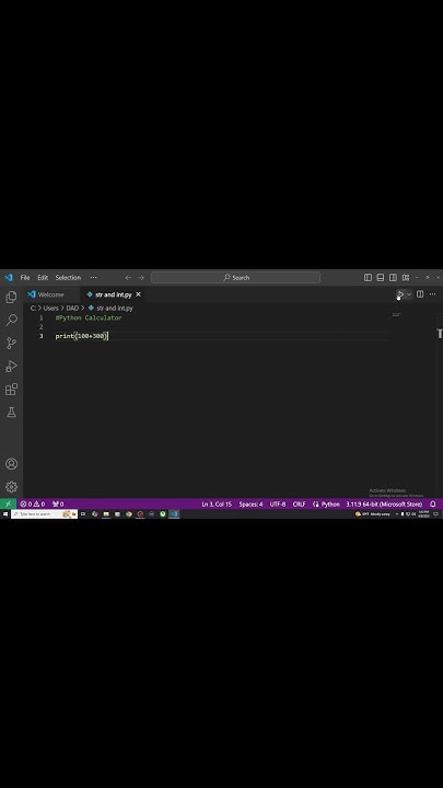 How to use #python as a calculator - YouTube