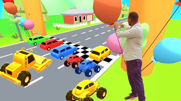 Shape Shifting Gameplay || shifting transform race offline game||shape shifting funny race gameplay