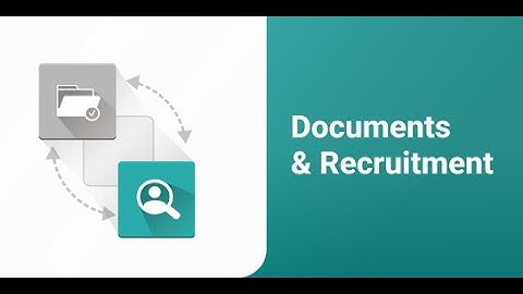 Odoo Apps - Documents - Recruitment | Odoo 15