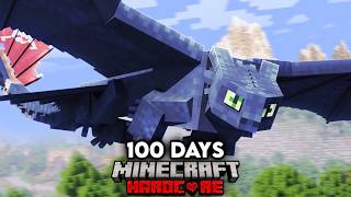 I Survived 100 Days in How To Train Your Dragon Hardcore Minecraft!
