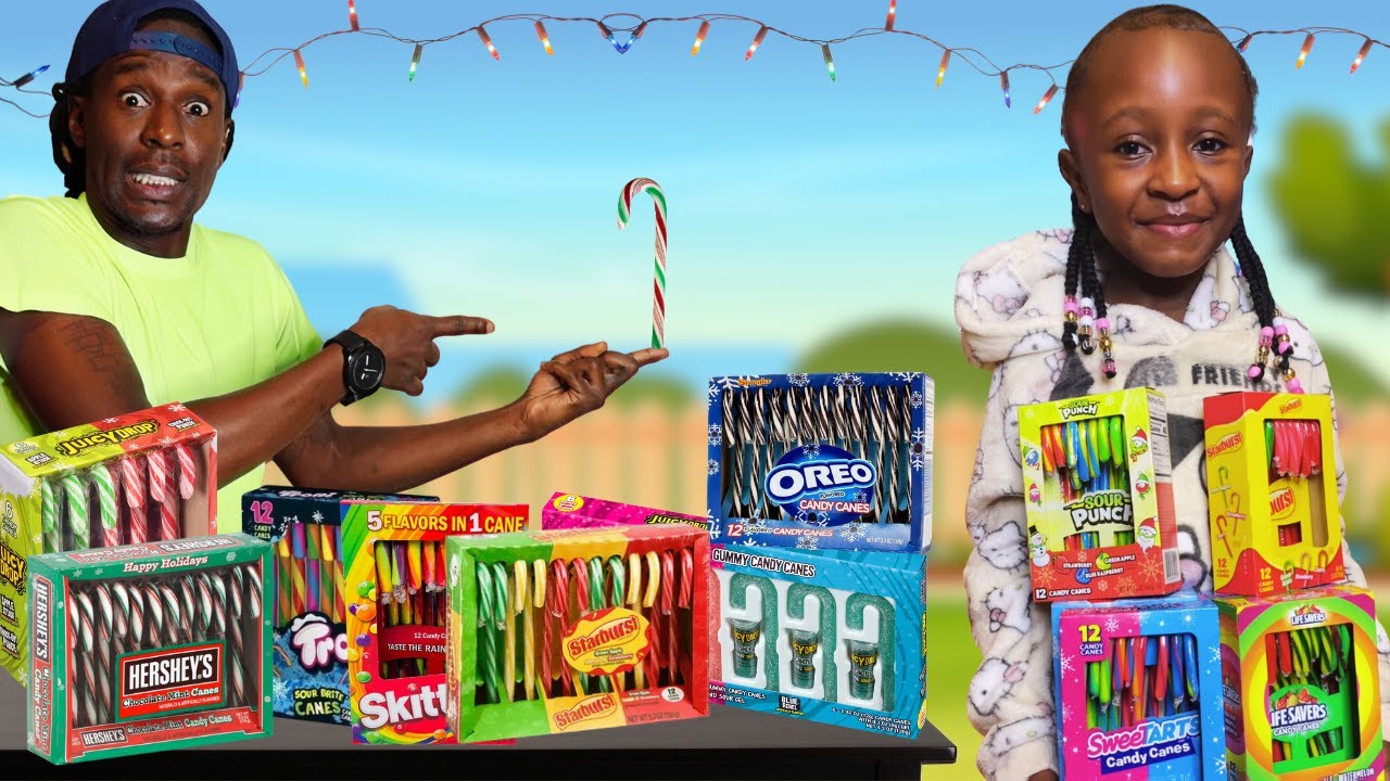 TRYING EVERY FLAVOR CANDY CANE... | Londan Adventures