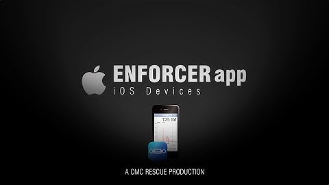 The Enforcer App for iOS Devices - Static Forces & Dynamic Events | CMC Enforcer Load Cell Kit App