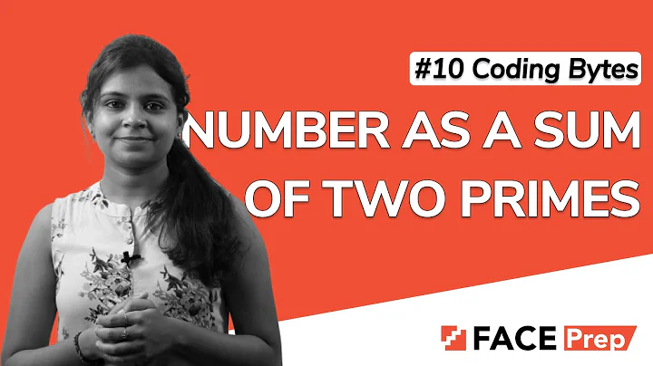 C program to express a number as a sum of two prime numbers | #10 Coding Bytes