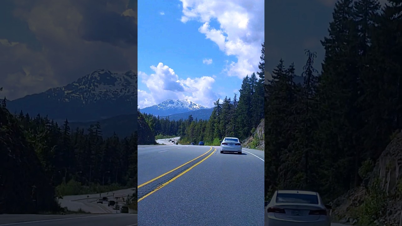 Sea-to-Sky Highway - En route to Whistler, BC 🏔️🗺️