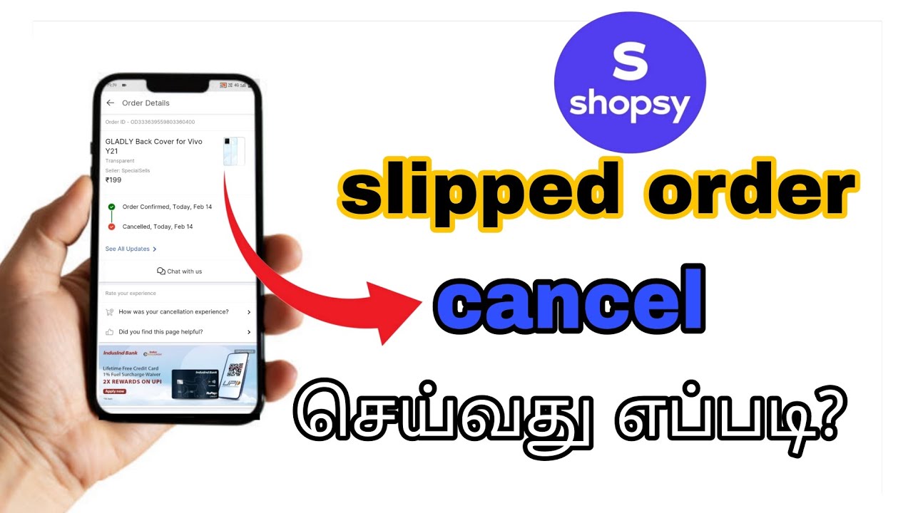 How to cancel product shopsy in Tamil | how to cancel order on shopsy tamil
