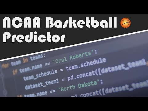 I Built a Machine Learning College Basketball Prediction Program in Python
