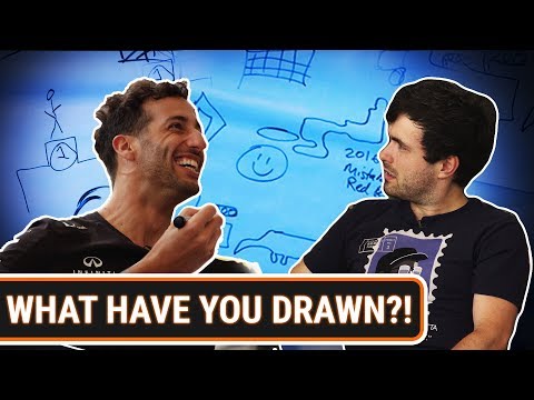 Daniel Ricciardo's F1 Speed Drawing Challenge