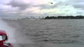 Full-Throttle Skater Powerboat With Chief Engines