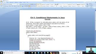Date-23/2/2021. Class-8. Computer Applications. Ch-9, Conditional Statements in Java. Part-8.