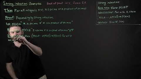 Strong induction example 1