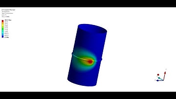 LASER WELDING.SIMULATION IS DONE IN ANSYS.