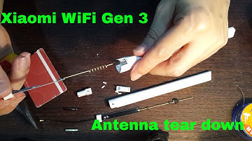 Xiaomi WiFi Router Gen 3 teardown - P2 - look inside MI 2.4G and 5G antennas